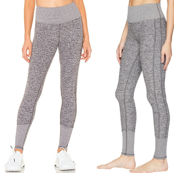 ALO Yoga Pants - Alo Yoga High Waisted Lounge Leggings Gray Medium